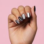 Black Cat Eye Midium Squar| Party Press-On Nails