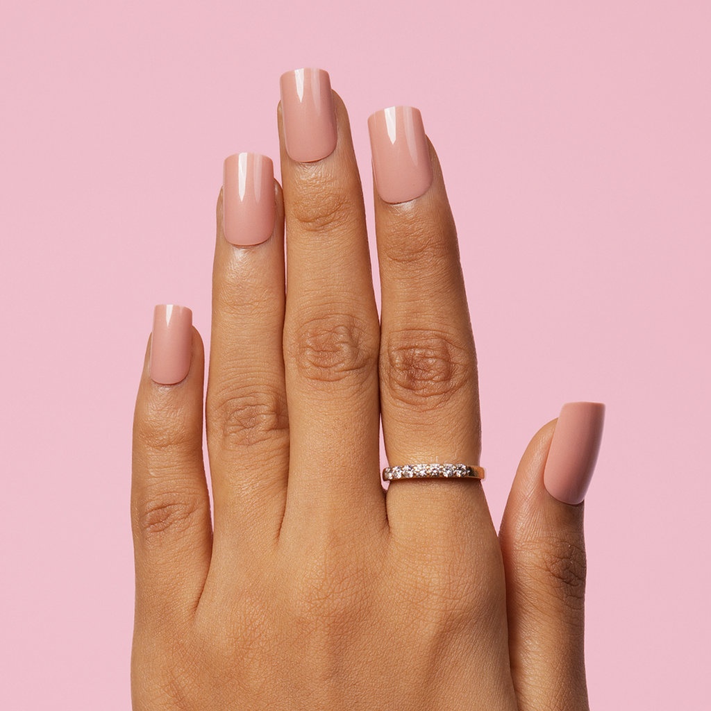 Natural Nude | Medium Square, Press-On Nails