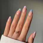 Pastel Multi Color French - Press On Nails
