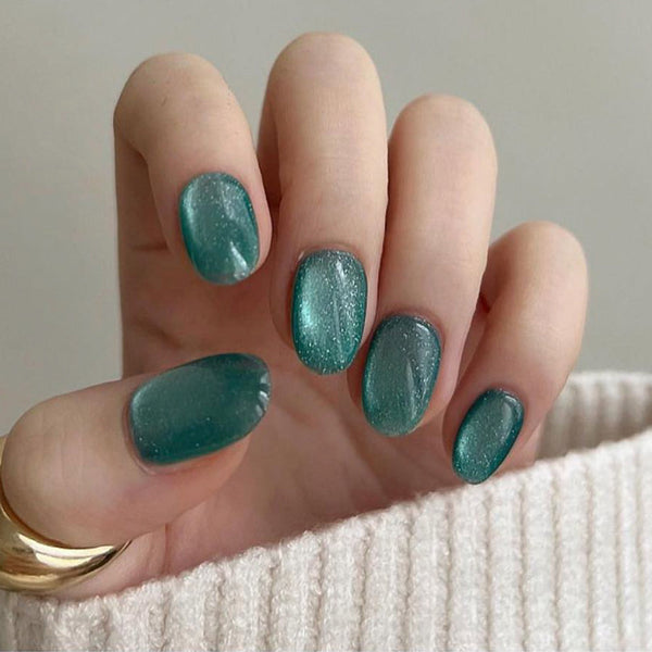 Sea You Never | Short Round, Press-On Nails