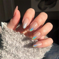 Chrome French Party Perfect Press On Nails