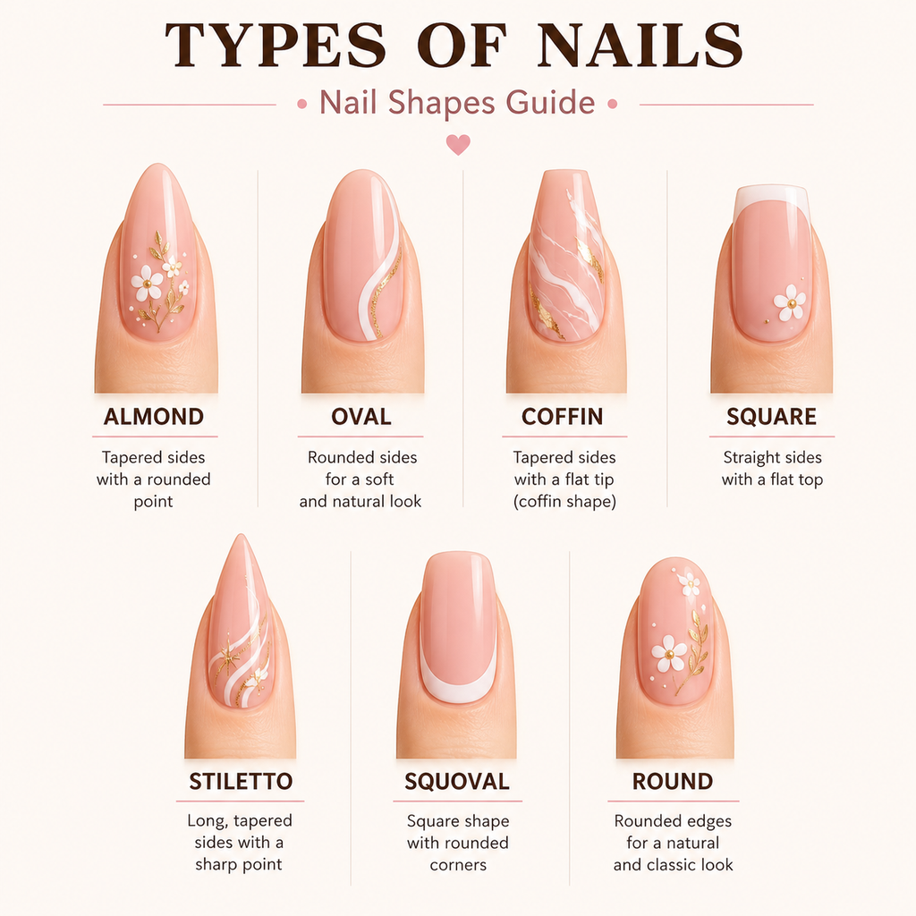 Pixie Glitter | Medium Almond, Press on Nails