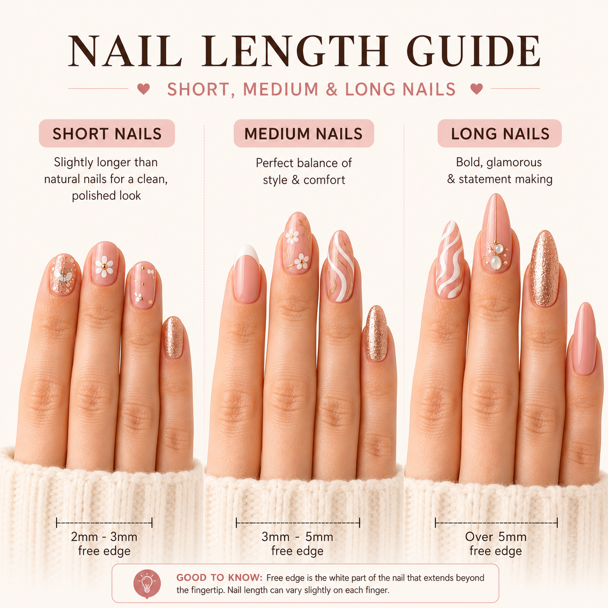 Pixie Glitter | Medium Almond, Press on Nails
